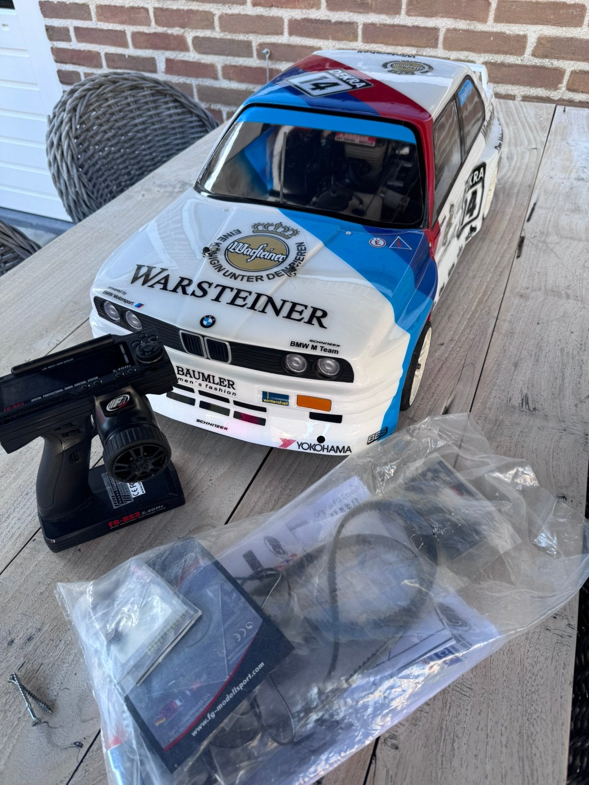 Fg sportsline 4wd 510 bmw m3, Hobby en Vrije tijd, Modelbouw | Radiografisch | Auto's, Benzine, Ophalen of Verzenden, Zo goed als nieuw