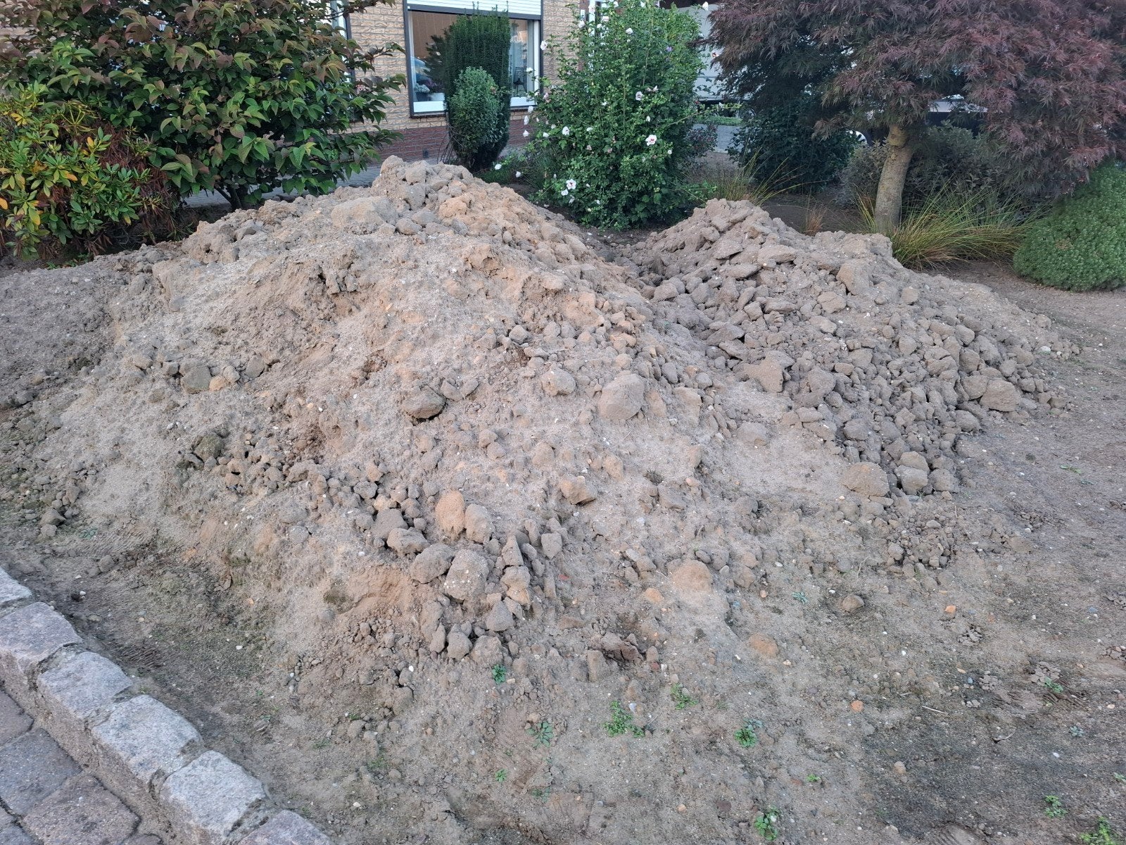 zwarte zand en gele zand, Ophalen, Gebruikt, Ophoogzand