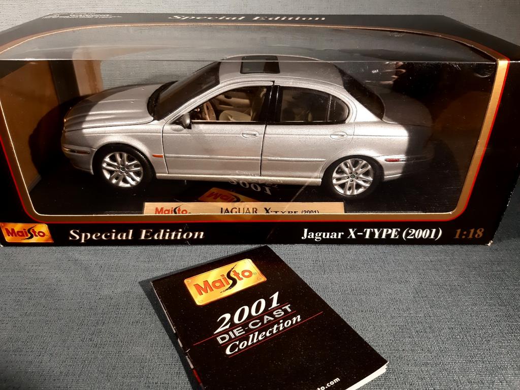 Jaguar X-type Maisto 1:18, Ophalen of Verzenden, Zo goed als nieuw, Maisto
