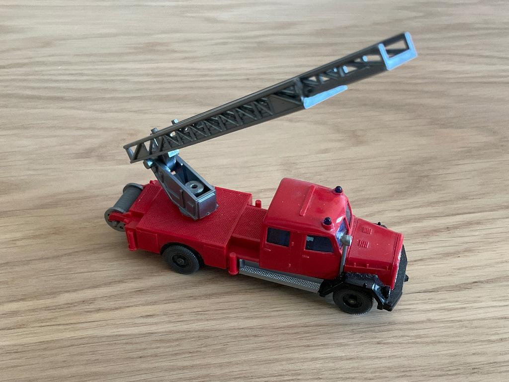 Wiking 620/36c Magirus Saturn Leiterwagen, Ophalen of Verzenden, Zo goed als nieuw, Bus of Vrachtwagen, Wiking