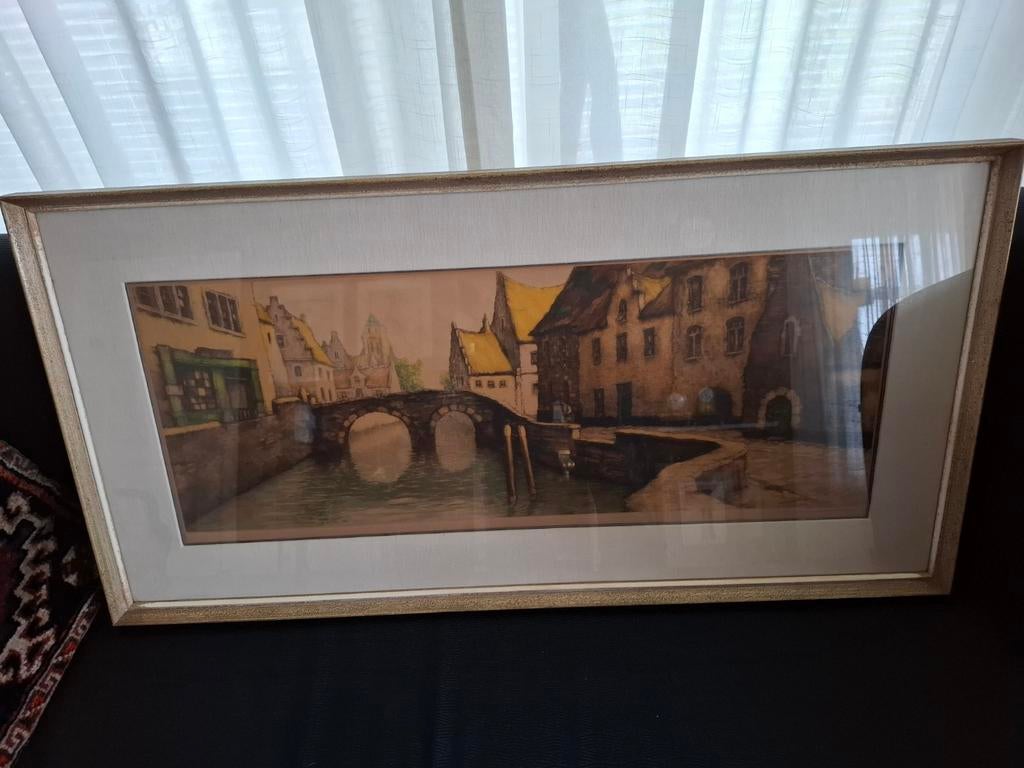 Grote ets Brugge, Antiek en Kunst, Ophalen of Verzenden