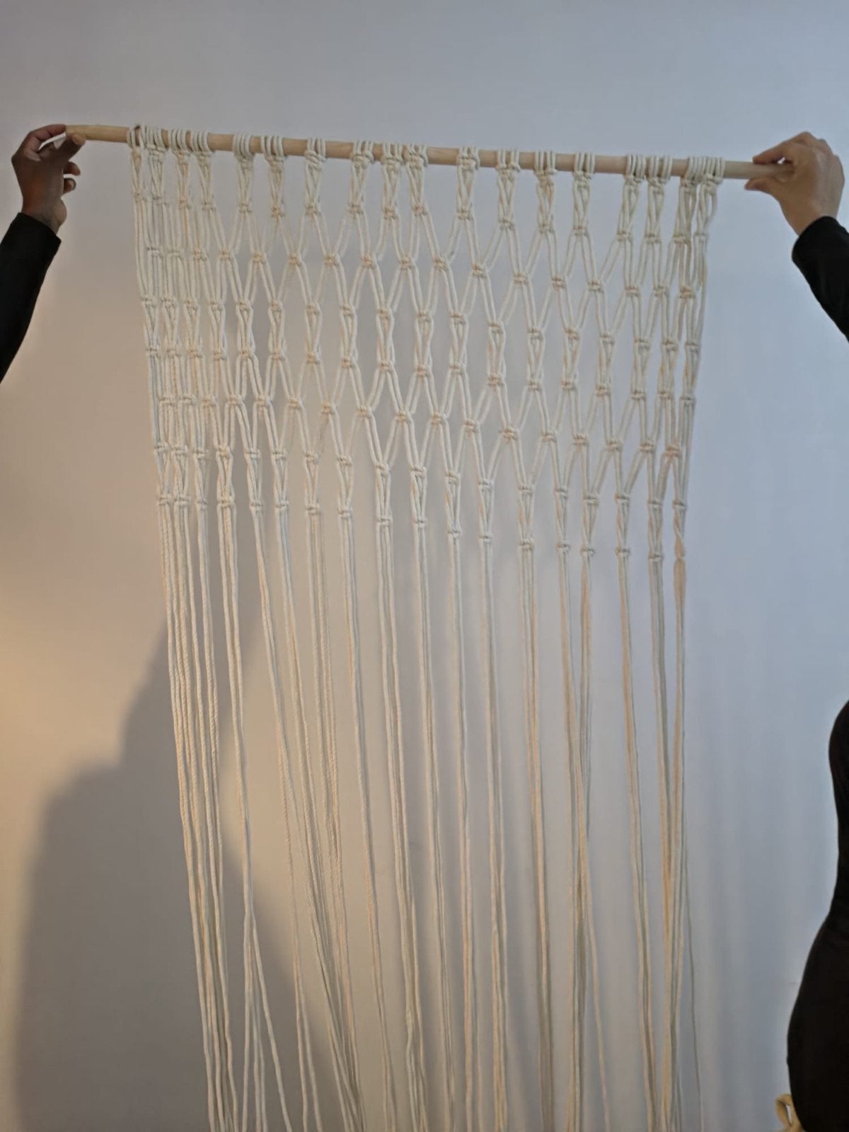 Macramé vliegengordijn Xenos, Ophalen, Boho, Zo goed als nieuw, Wit