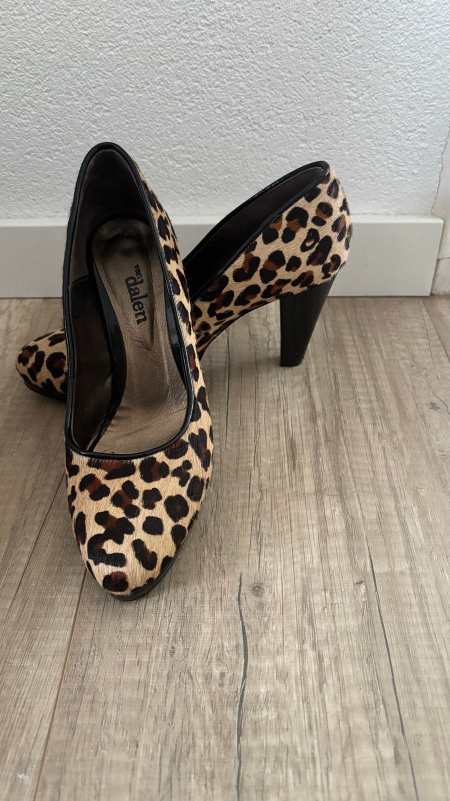 Van Dalen Pumps met Luipaardprint - Maat 38, Ophalen, Pumps, Bruin, Zo goed als nieuw