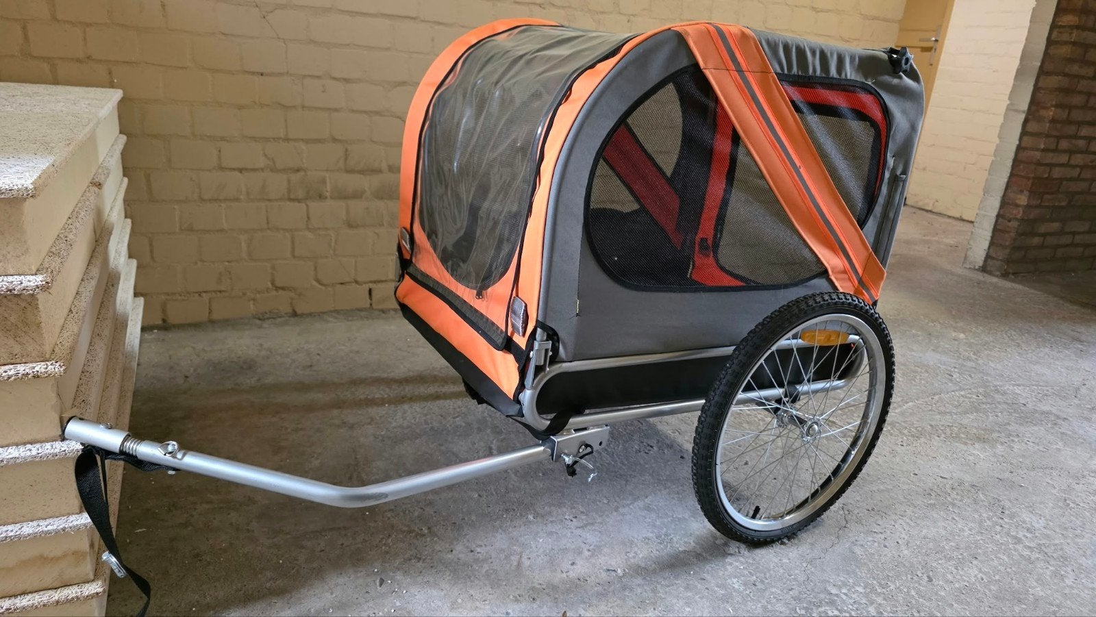 honden fietskar Trimmen van de Jumper, Ophalen, Gebruikt, Hondenkar