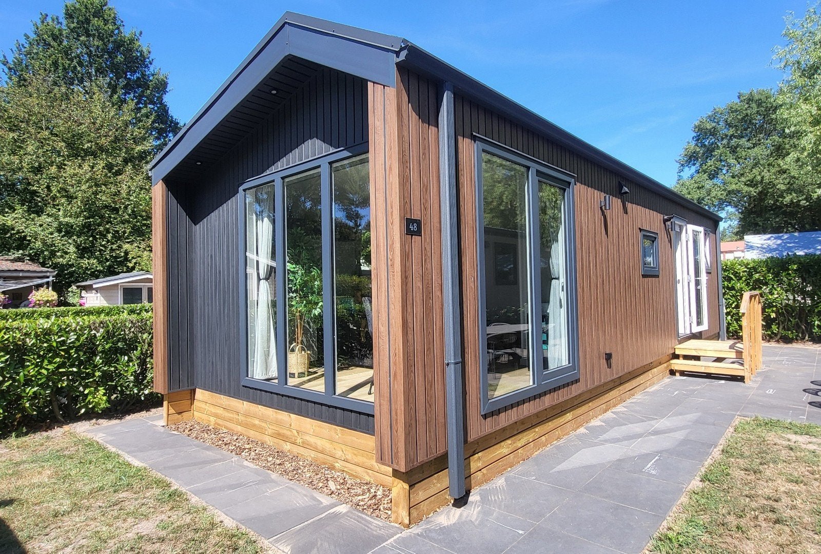 Chalet te huur in Vechtdal Overijssel | Chalet Buitenpret , 5 personen, In bos, Wasmachine, 2 slaapkamers