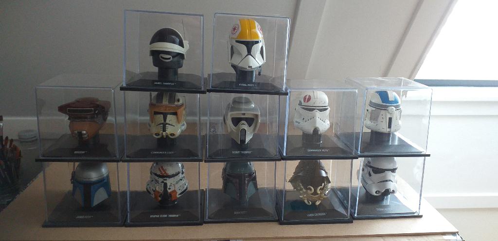 Star Wars helmen 1/5, Verzamelen, Star Wars, Ophalen of Verzenden, Zo goed als nieuw, Beeldje of Buste