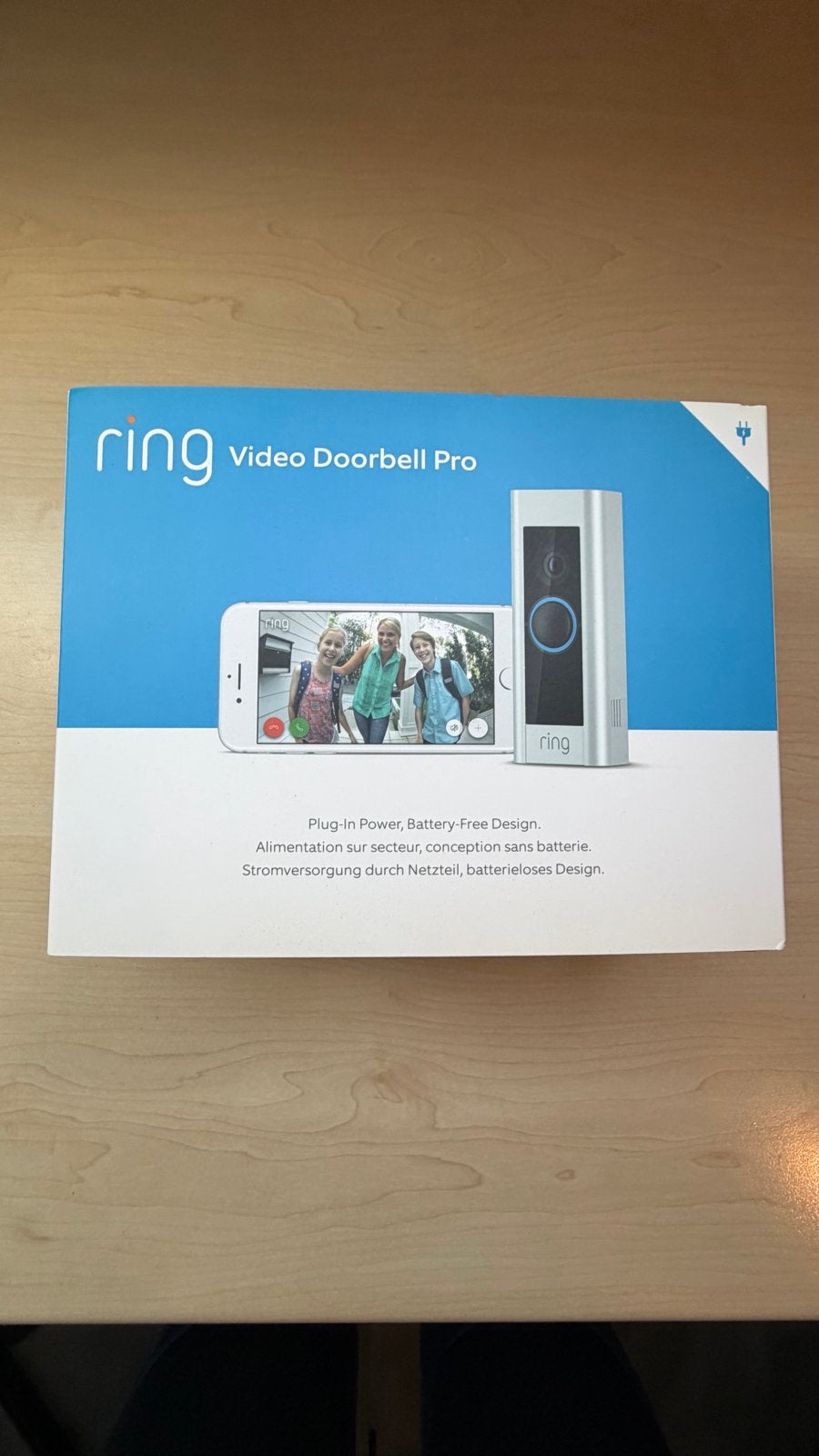 Ring Video Deurbel Pro (bedraad) met Chime 2e generatie, Huis en Inrichting, Ophalen of Verzenden, Ingebouwde camera, Zo goed als nieuw