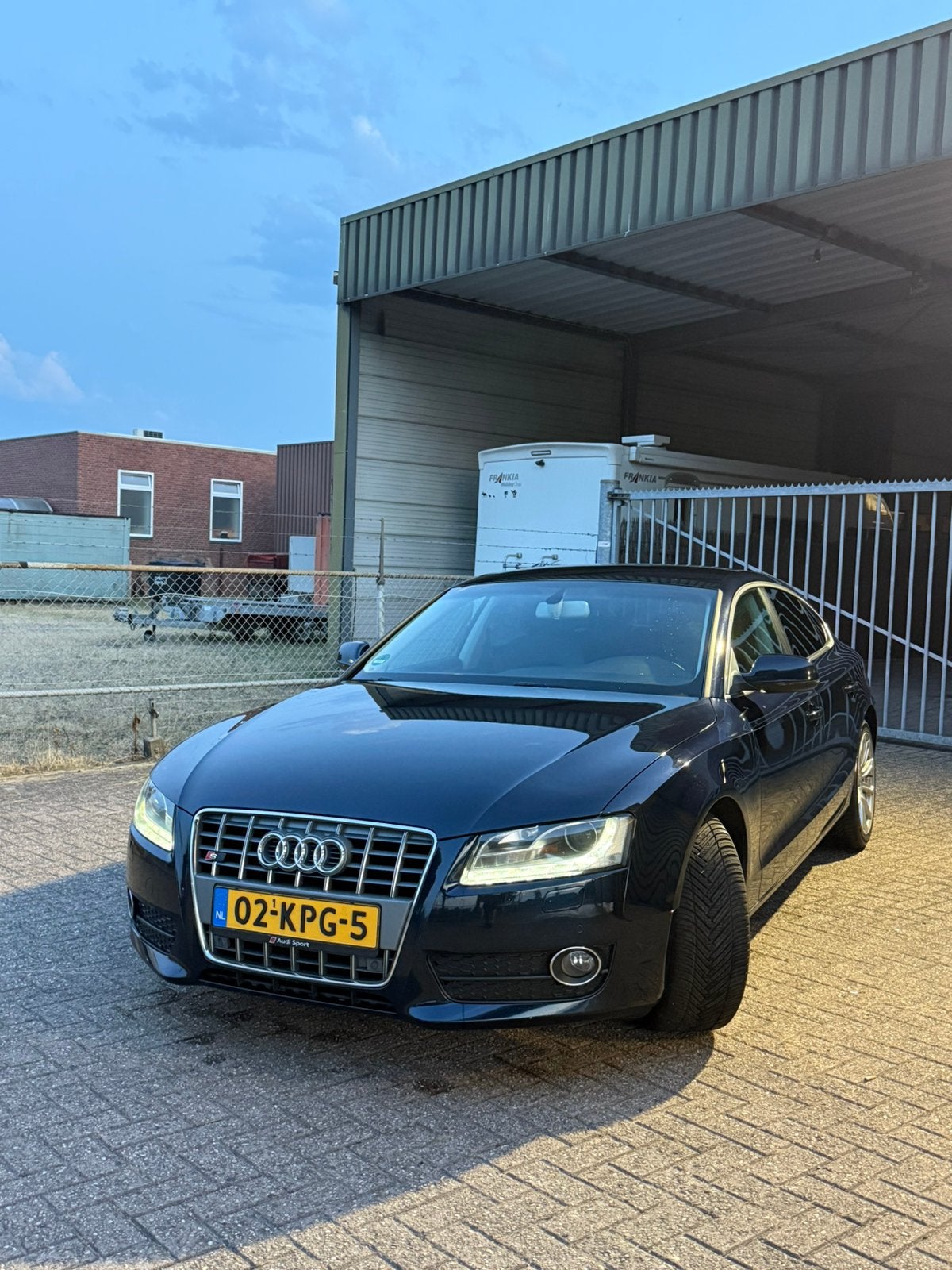 Audi A5 2.0 Tfsi Pro Line Sportback 2010 Blauw S line, Auto's, Audi, Voorwielaandrijving, 15 km/l, 4 cilinders, 1984 cc