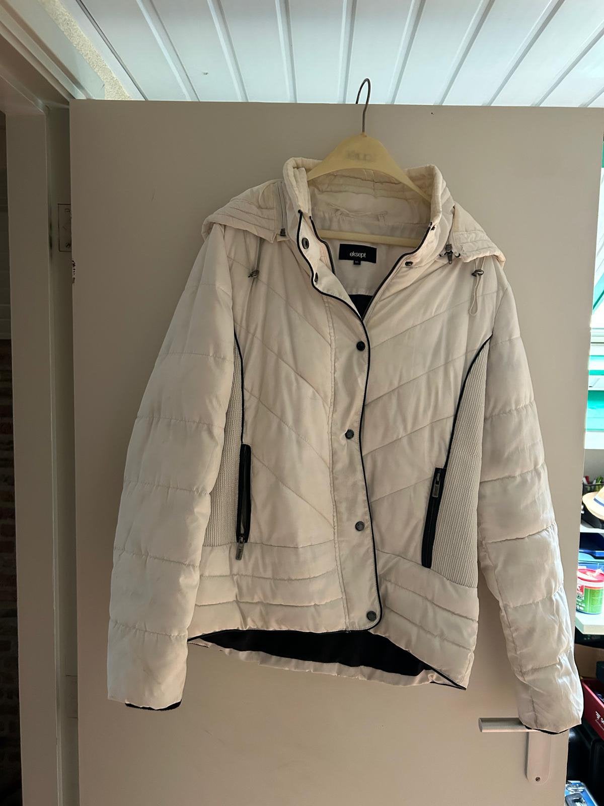 Winterjas Wit Maat XL, Ophalen of Verzenden, Gedragen, Maat 46/48 (XL) of groter, Wit