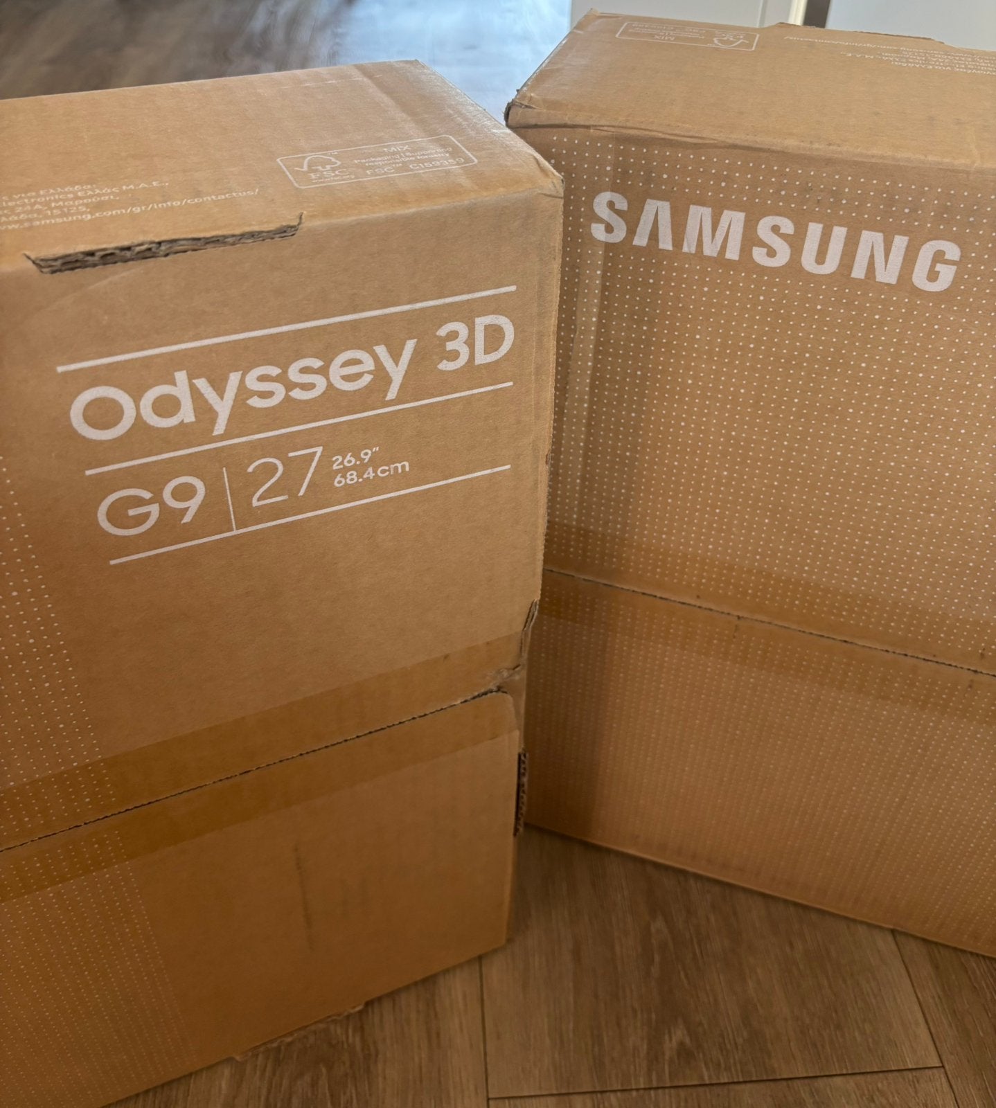 Nieuwe Samsung Odyssey 3D G90 4K IPS Gaming Monitor 27 inch, Gaming, IPS, Nieuw, Ultra HD (4K)