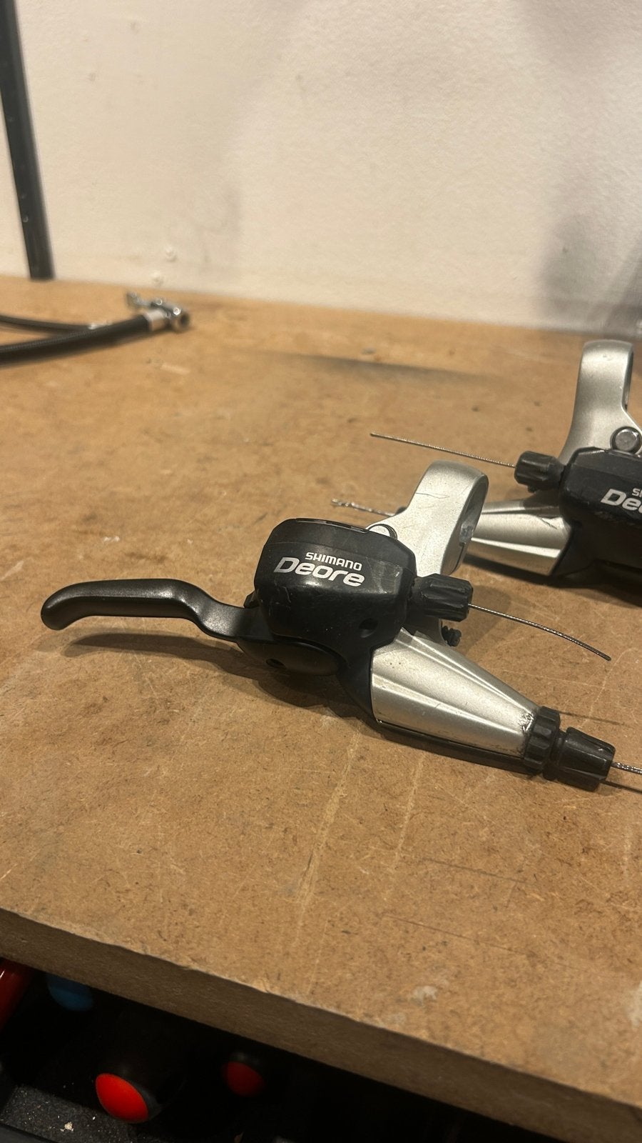 Shimano Deore Shifters en Remhendels, Fietsen en Brommers, Ophalen of Verzenden, Zo goed als nieuw, Derailleur of Ketting, Aluminium