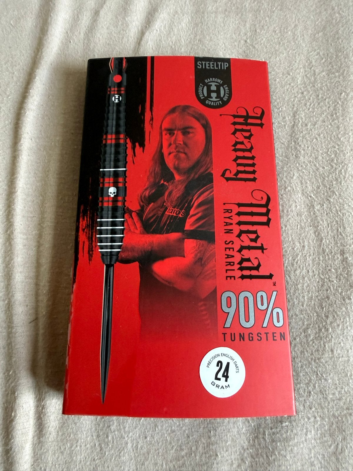 Harrows Heavy Metal Ryan Searle Darts 24g, Ophalen, Zo goed als nieuw, Pijlen