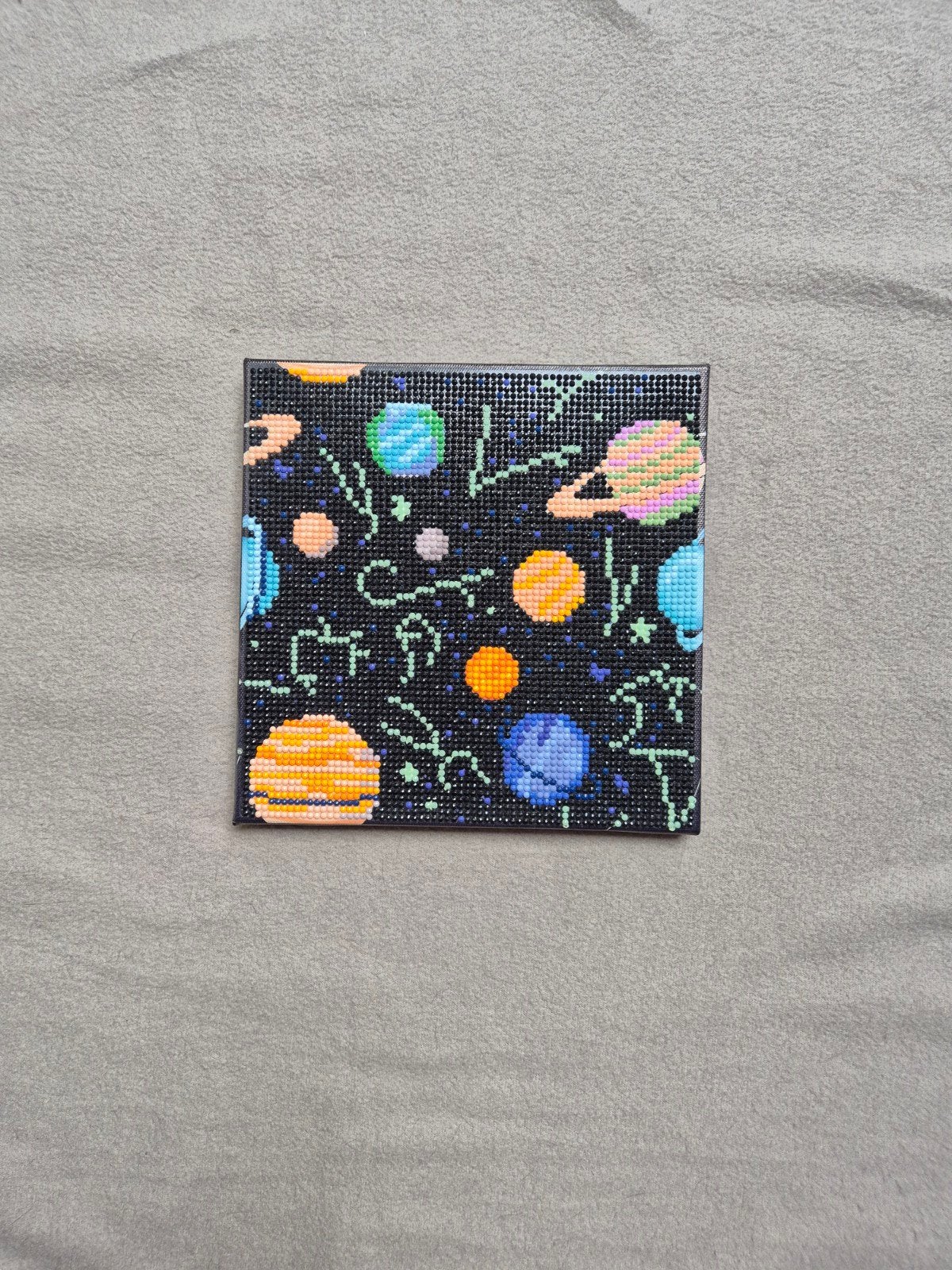 20x20 Glow in the Dark Diamond Painting Canvas, Ophalen of Verzenden, Nieuw, Overige typen