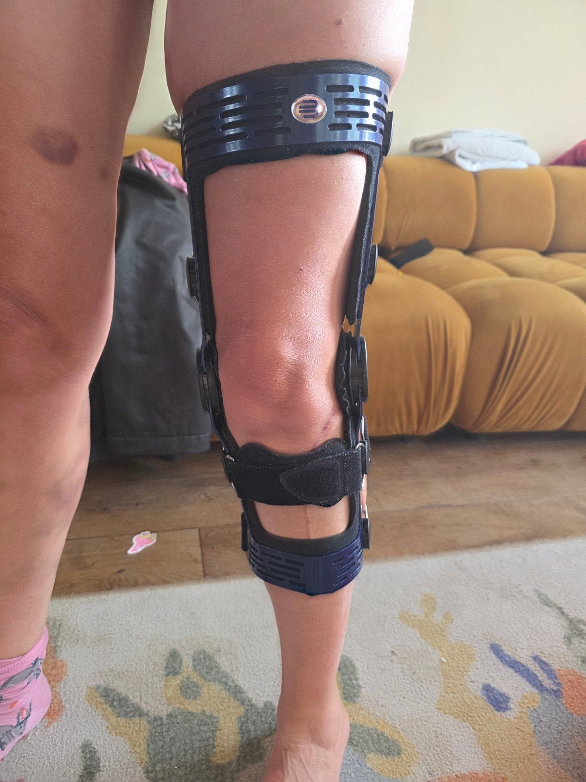 Bauerfeind Secu Tec kniebrace Links maat 3, Ophalen of Verzenden, Gebruikt
