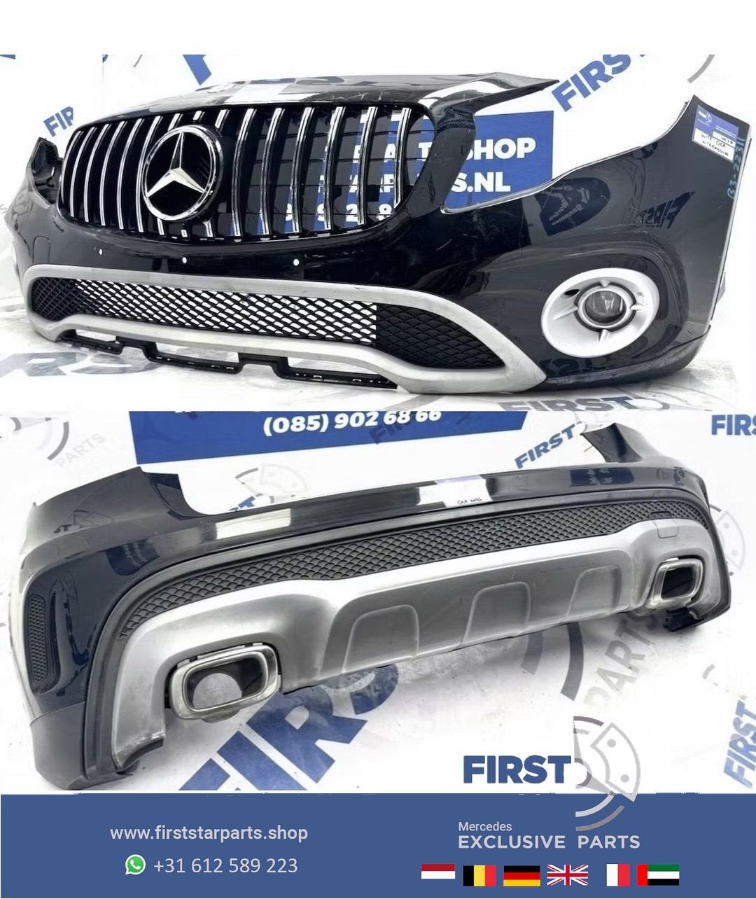 W156 GLA BUMPER Pakket origineel Mercedes GLA KLASSE 2013-20, Gebruikt, -, Ophalen of Verzenden, Bumper