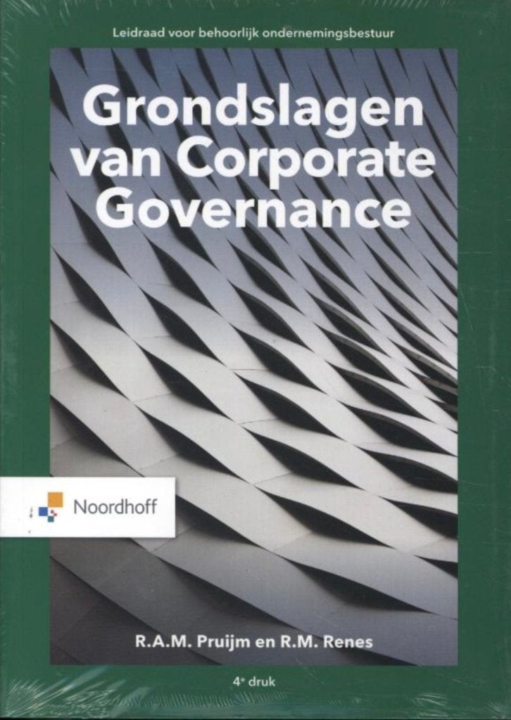 Grondslagen van corporate governance, Zo goed als nieuw, Noordhoff Uitgevers, Beta, HBO