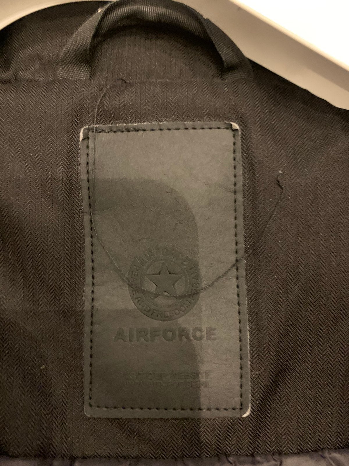 Airforce parka jas zwart, Ophalen of Verzenden, Zo goed als nieuw, Zwart