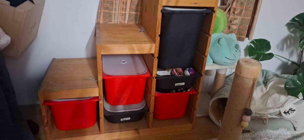 2x Ikea TROFAST kasten (met bakken), Ophalen, Gebruikt, Kast, 75 tot 100 cm