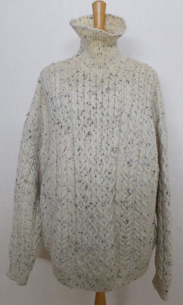 100% wollen coltrui van Barnett & Barnett! XL, Verzenden, Gedragen, Maat 46/48 (XL) of groter, Beige