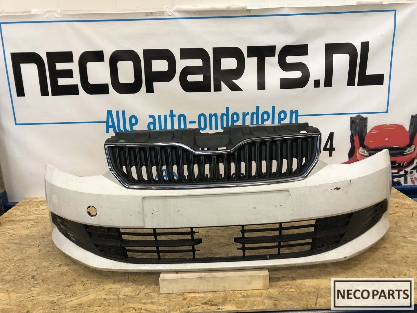Skoda fabia 3 voorbumper 2014-2019 Origineel bumper, Gebruikt, -, Voor, -