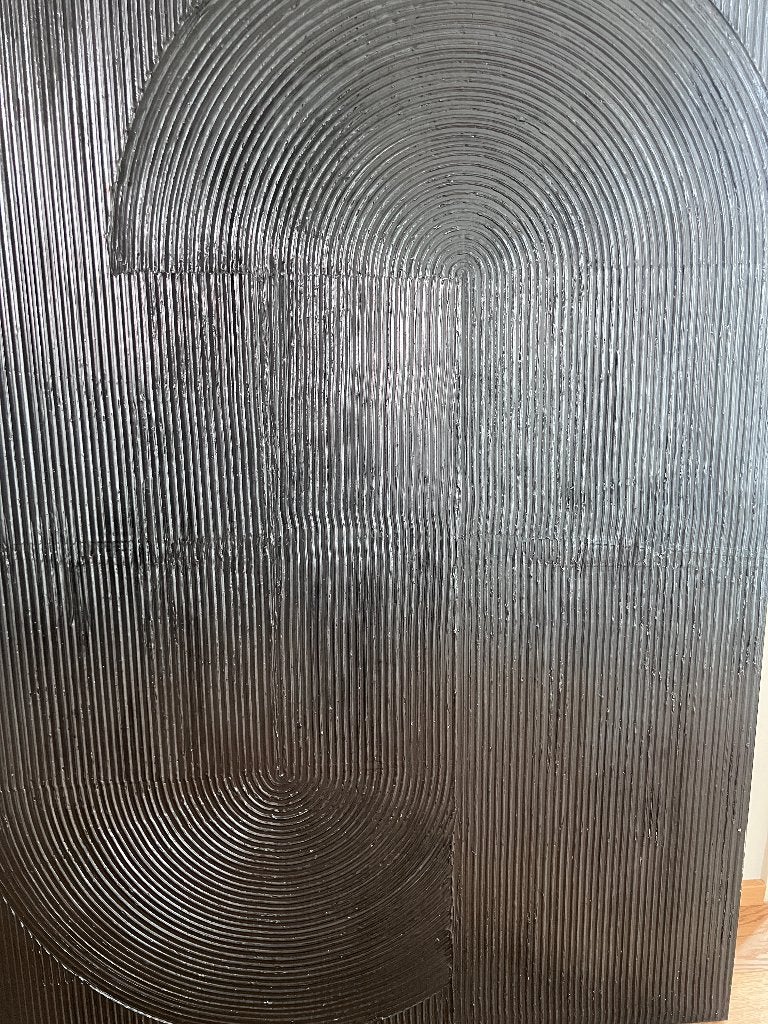 Wall art 100x140 cm, Ophalen, Zwart, Decoratieobject, Zo goed als nieuw