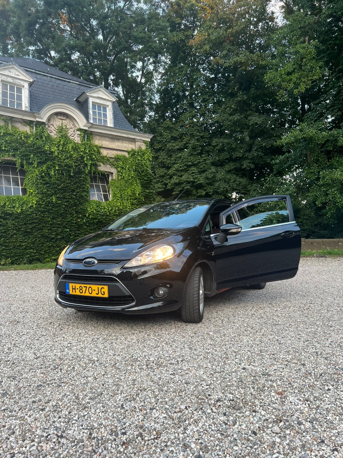 Ford Fiësta 1.4 71KW 3DR 2009 Zwart, Auto's, Voorwielaandrijving, 31 €/maand, 4 cilinders, Zwart