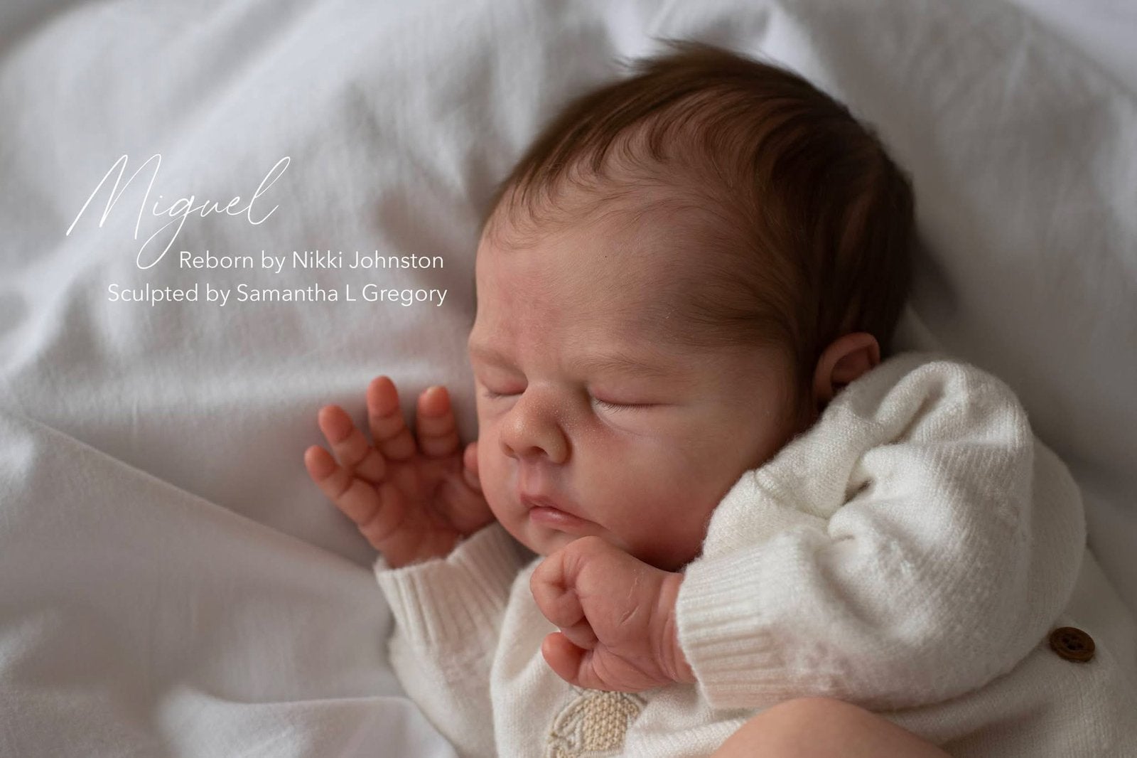 Reborn KIT Miquel van Samanta Gregory aanbieding, Verzamelen, Verzenden, Nieuw, Babypop