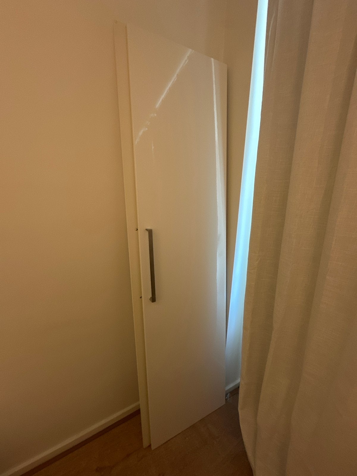 2x FARDAL Deur hoogglans wit 50x195 cm, Ophalen, Kunststof, Nieuw, 50 tot 100 cm