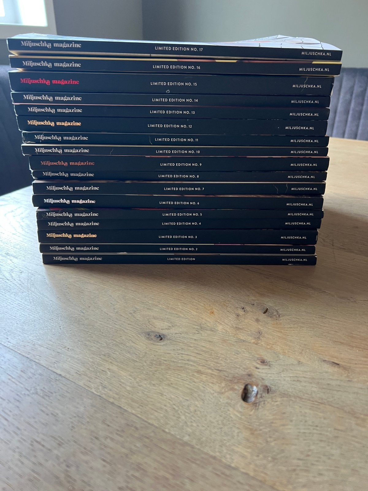 Miljuschka magazine’s 1-17 goede staat!, Boeken, Tijdschriften en Kranten, Ophalen of Verzenden, Zo goed als nieuw
