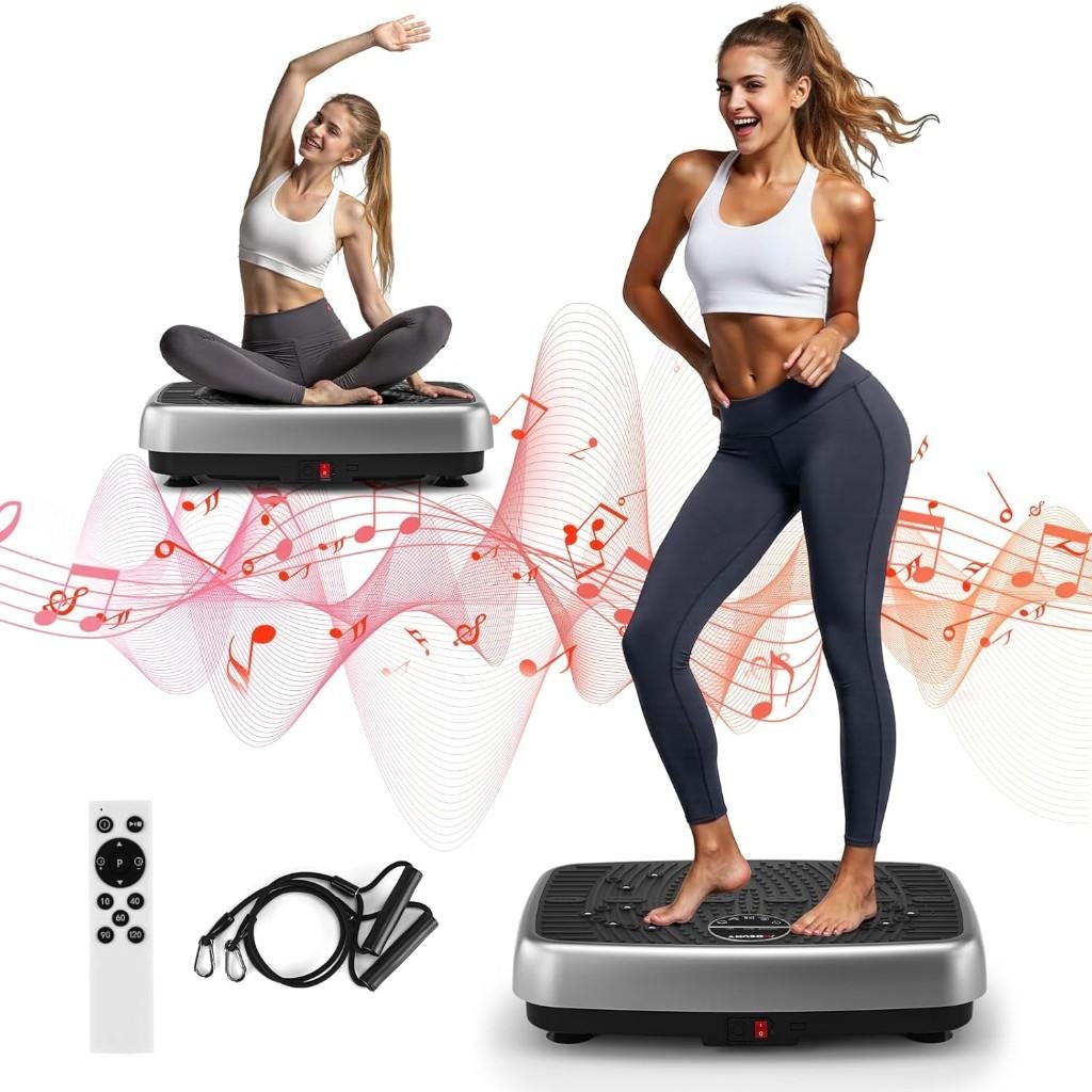 Trilplaat met dubbele motoren voor gewichtsverlies/workout, Ophalen of Verzenden, Nieuw, Buik, Overige typen
