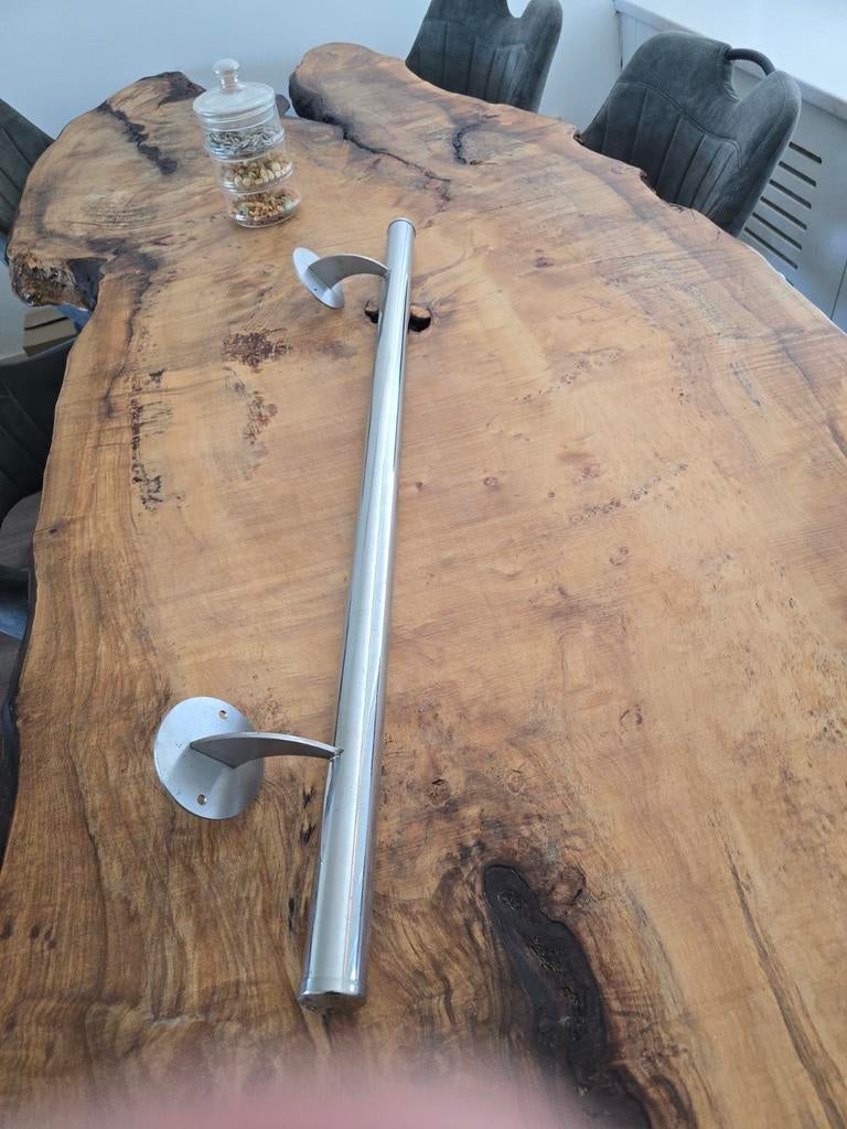 Te koop trapleuning RVS 100cm en 200cm nieuw, Ophalen, Nieuw, 2 tot 4 meter