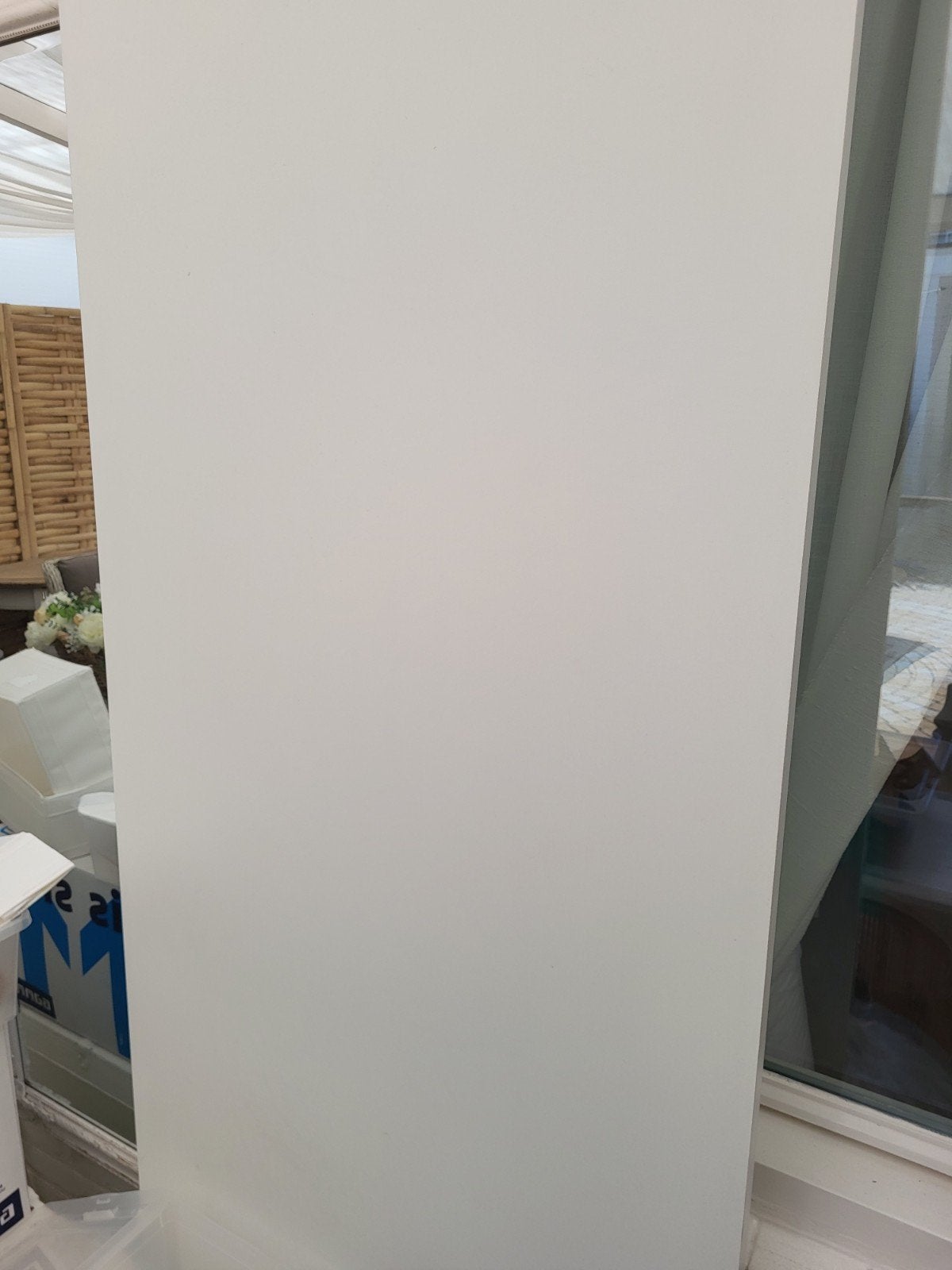 Gebruikte spaanplaat als bureau / werktafel (80x228cm), Ophalen, Gebruikt, Spaanplaat of MDF