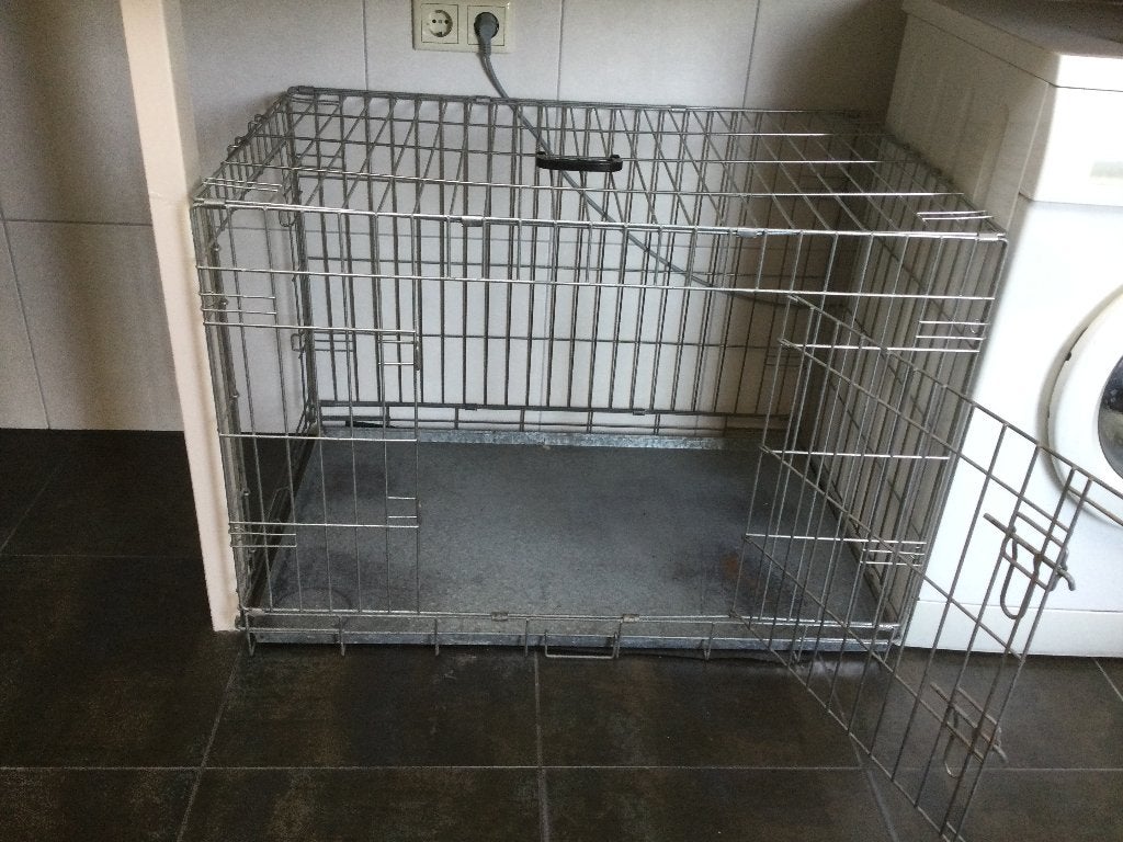 Hondenbench staal, gebruikt maar nog in prima staat, Dieren en Toebehoren, Ophalen, Gebruikt