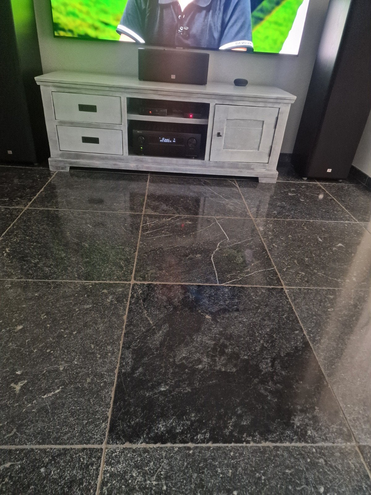Tv meubel 154 52 hoogte 55, Huis en Inrichting, Ophalen, 150 tot 200 cm, Eikenhout, Zo goed als nieuw