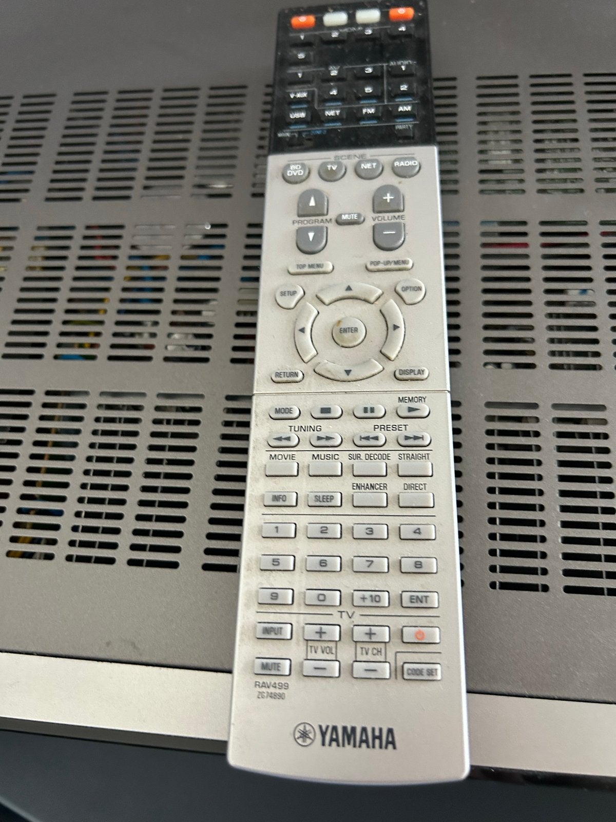 Yamaha RX-S600D Natural Sound AV Receiver met afstandsbedien, Ophalen, Gebruikt, Yamaha, 60 tot 120 watt