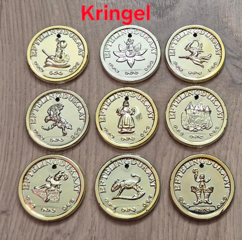 Efteling dukaten - kringel, Verzamelen, Efteling, Nieuw, Button of Speldje, Ophalen of Verzenden