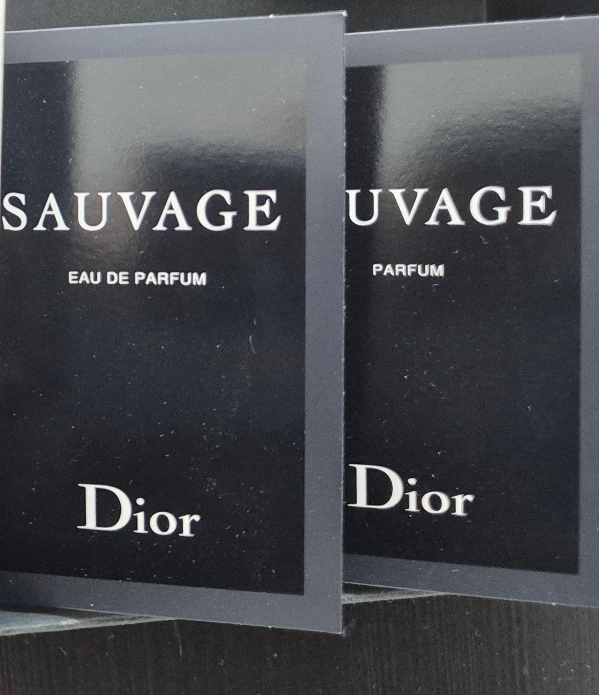 2 SAUVAGE PARFUM samples heren proefje testers, Ophalen of Verzenden, Nieuw