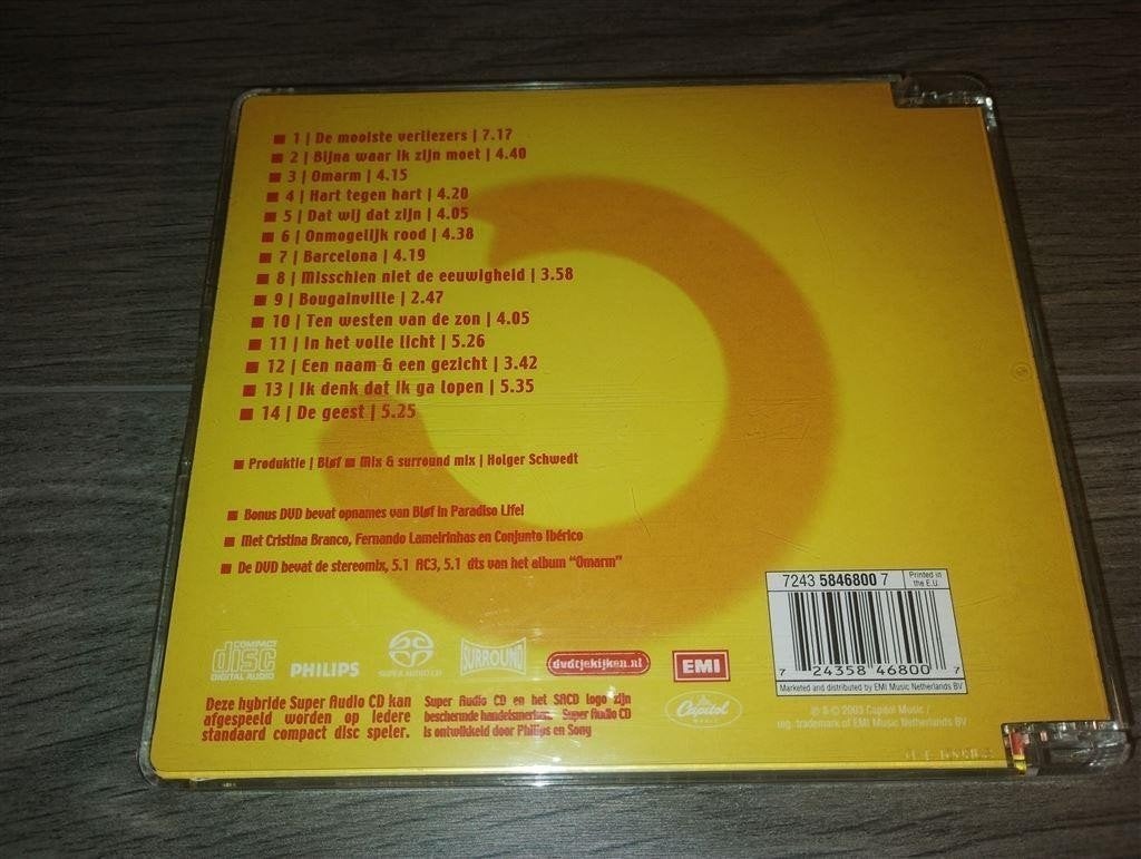 Blof - Omarm [SACD + DVD], Ophalen of Verzenden, Zo goed als nieuw, Levenslied of Smartlap