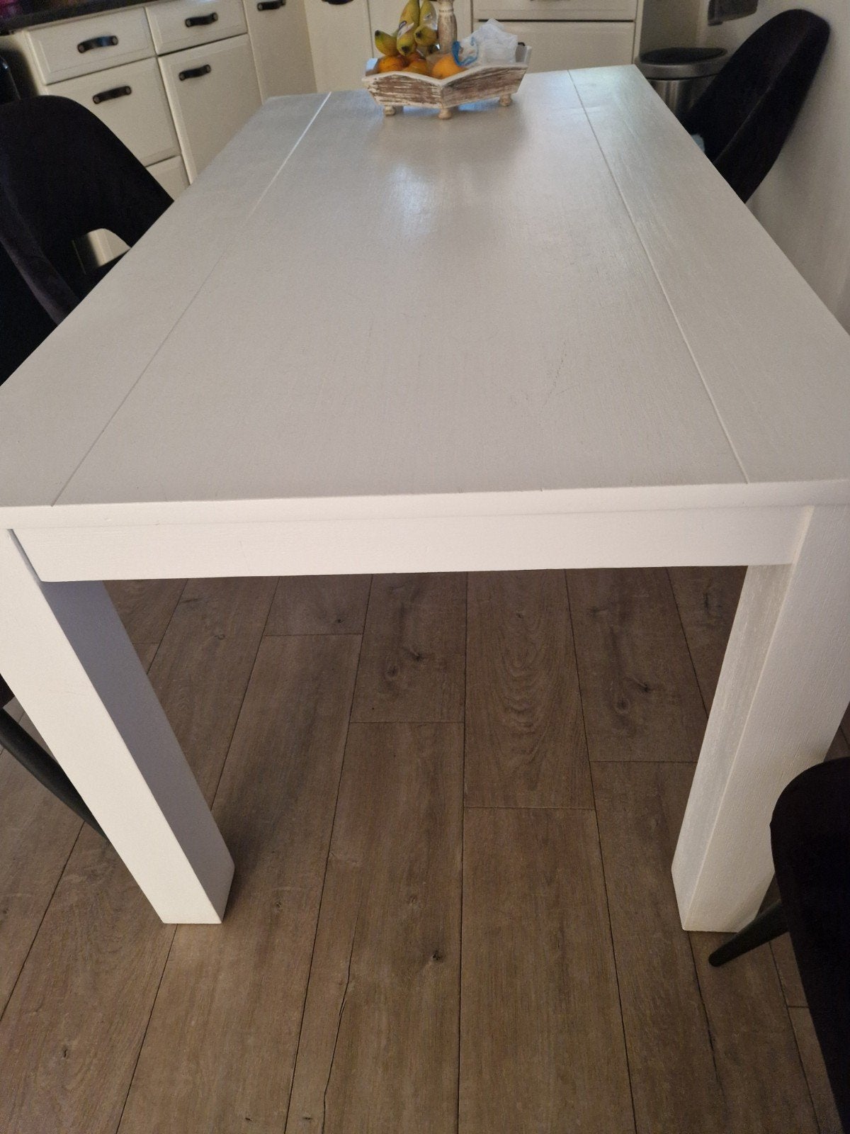 Houten eettafel, Huis en Inrichting, Ophalen, Gebruikt, 50 tot 100 cm, 150 tot 200 cm