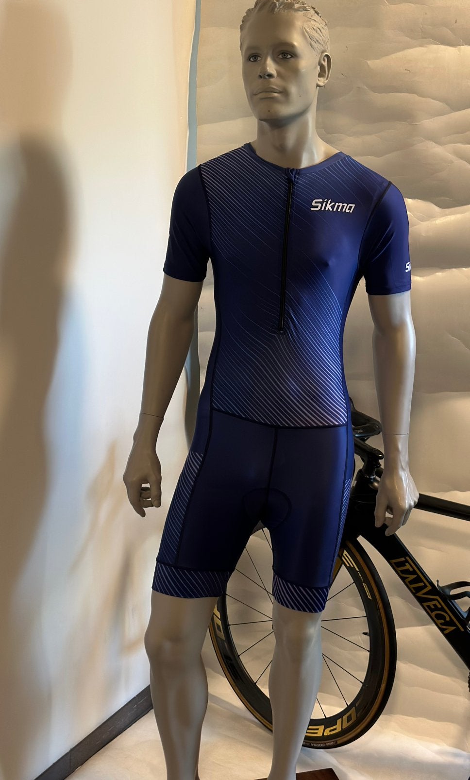 Wielrenkleding wielrenpak snelpak speedsuit maat M Sikma, Ophalen of Verzenden, Zo goed als nieuw, Bovenkleding, Heren