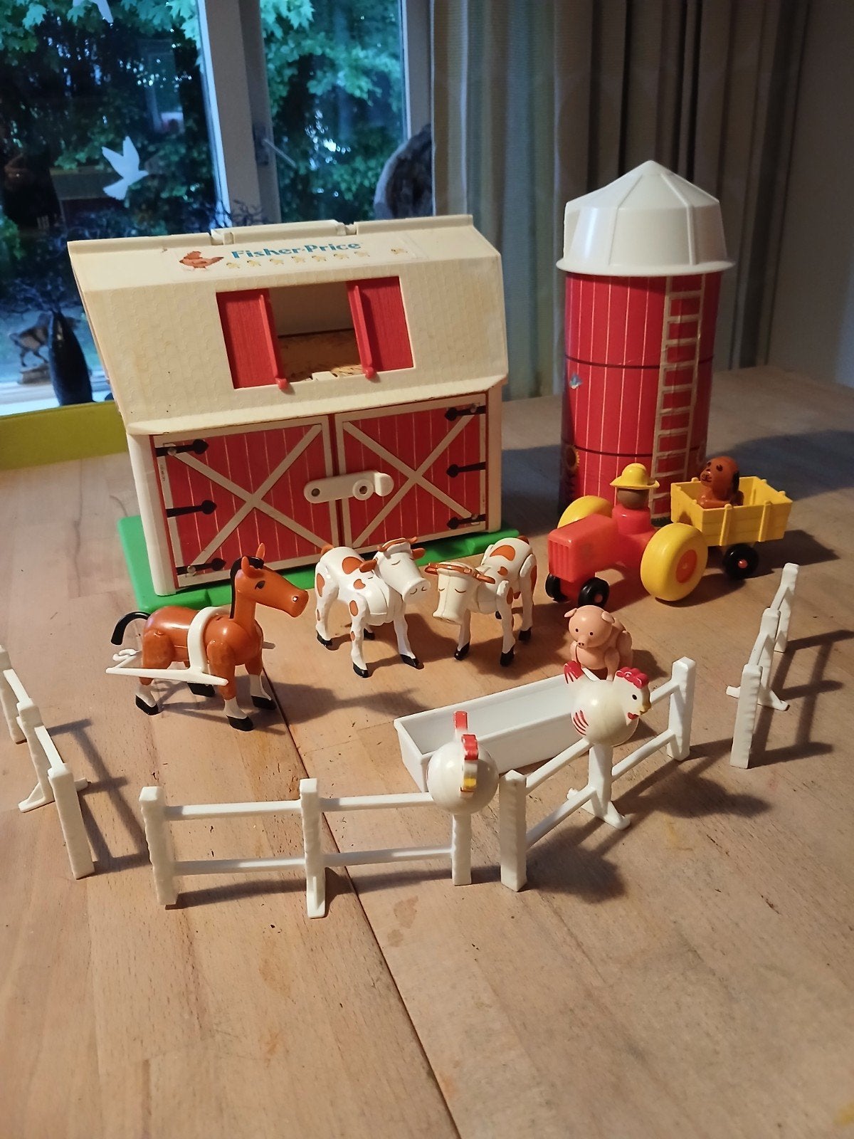 Vitage fisher price boerderij, Ophalen of Verzenden, Gebruikt, Speelset