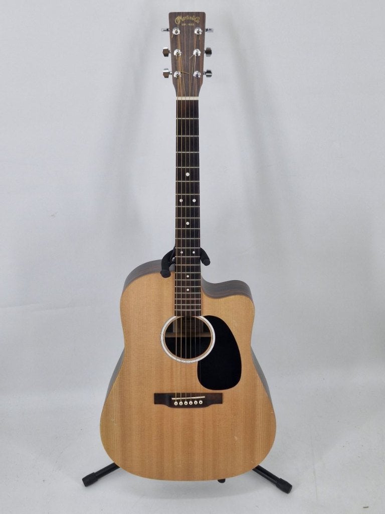 Martin DC-X2E - Macassar - Occasion, Ophalen of Verzenden, Western- of Steelstringgitaar, Gebruikt, Met (piezo-)element