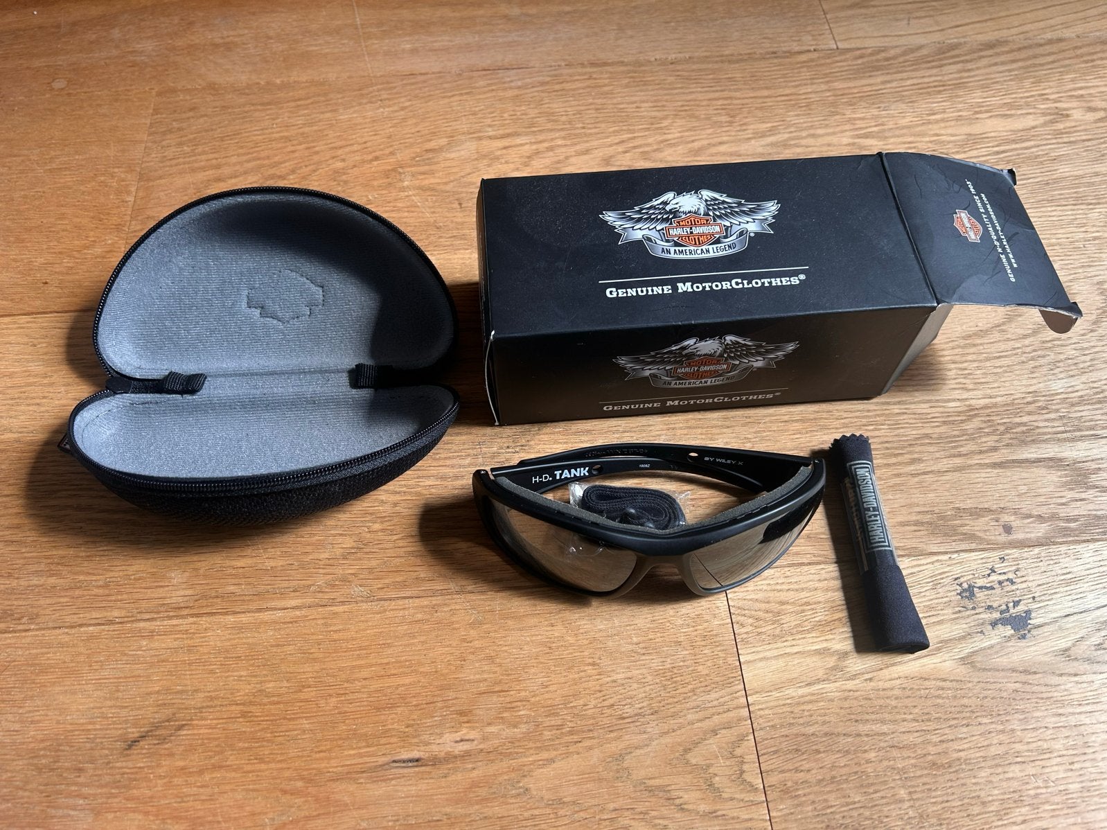 Harley-Davidson Wiley X HD-TANK Zonnebril met etui en doos, Sieraden, Tassen en Uiterlijk, Zonnebrillen en Brillen | Heren, Zonnebril