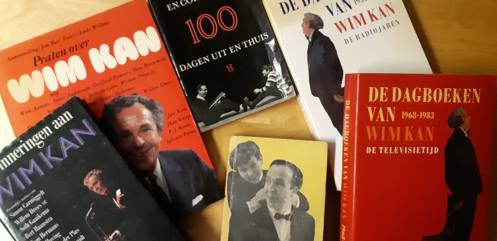 6 x Wim Kan. Zes boeken over Wim Kan en Corry Vonk. T.e.a.b., Ophalen of Verzenden, Gelezen, Cabaret