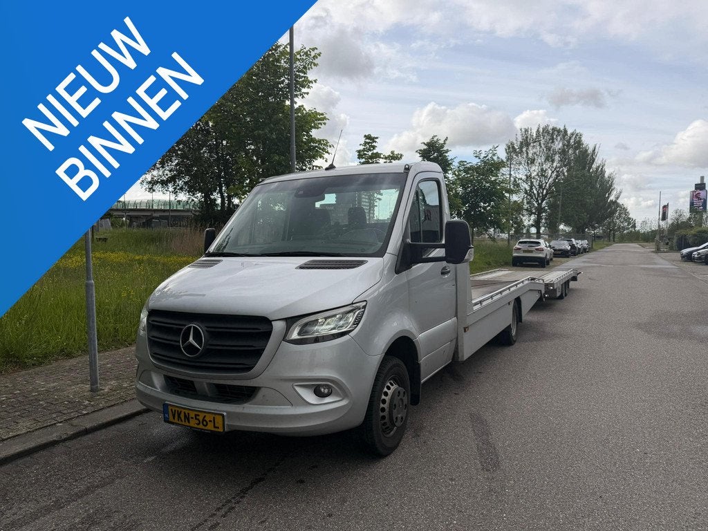 Mercedes-benz Sprinter 3.0 V6 519 Automaat, Auto's, Bestelauto's, Automaat, Stof, Gebruikt, Euro 6