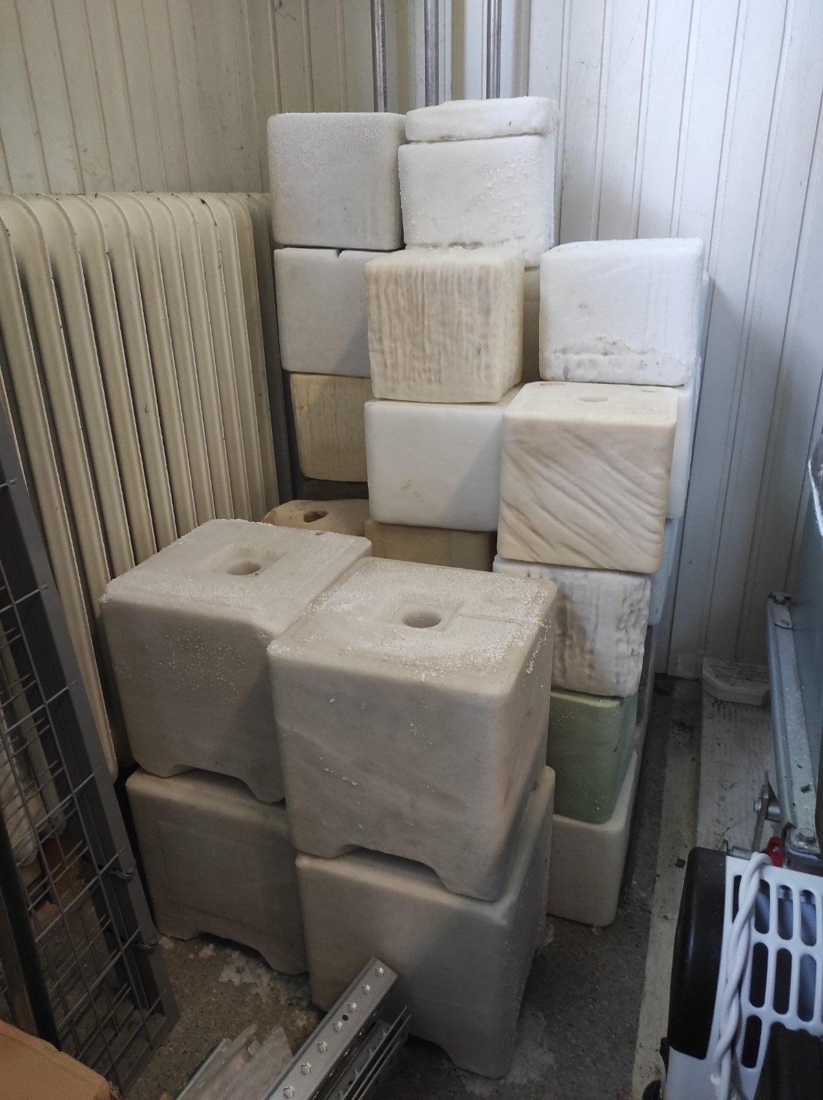 Partij zoutblokken en likstenen (10kg en 25kg) give away, Ophalen