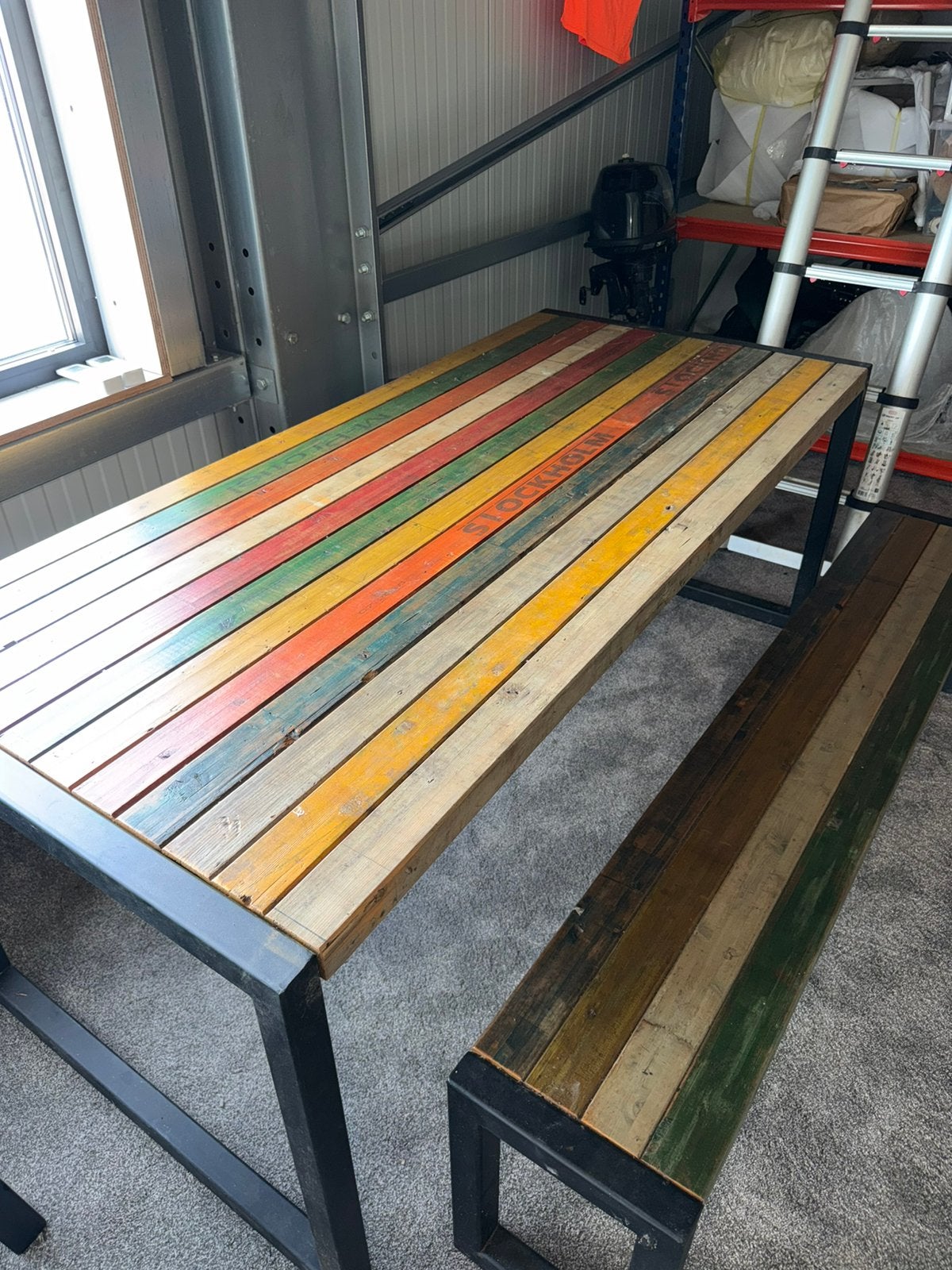 Unieke tafel, Ophalen of Verzenden, Zo goed als nieuw