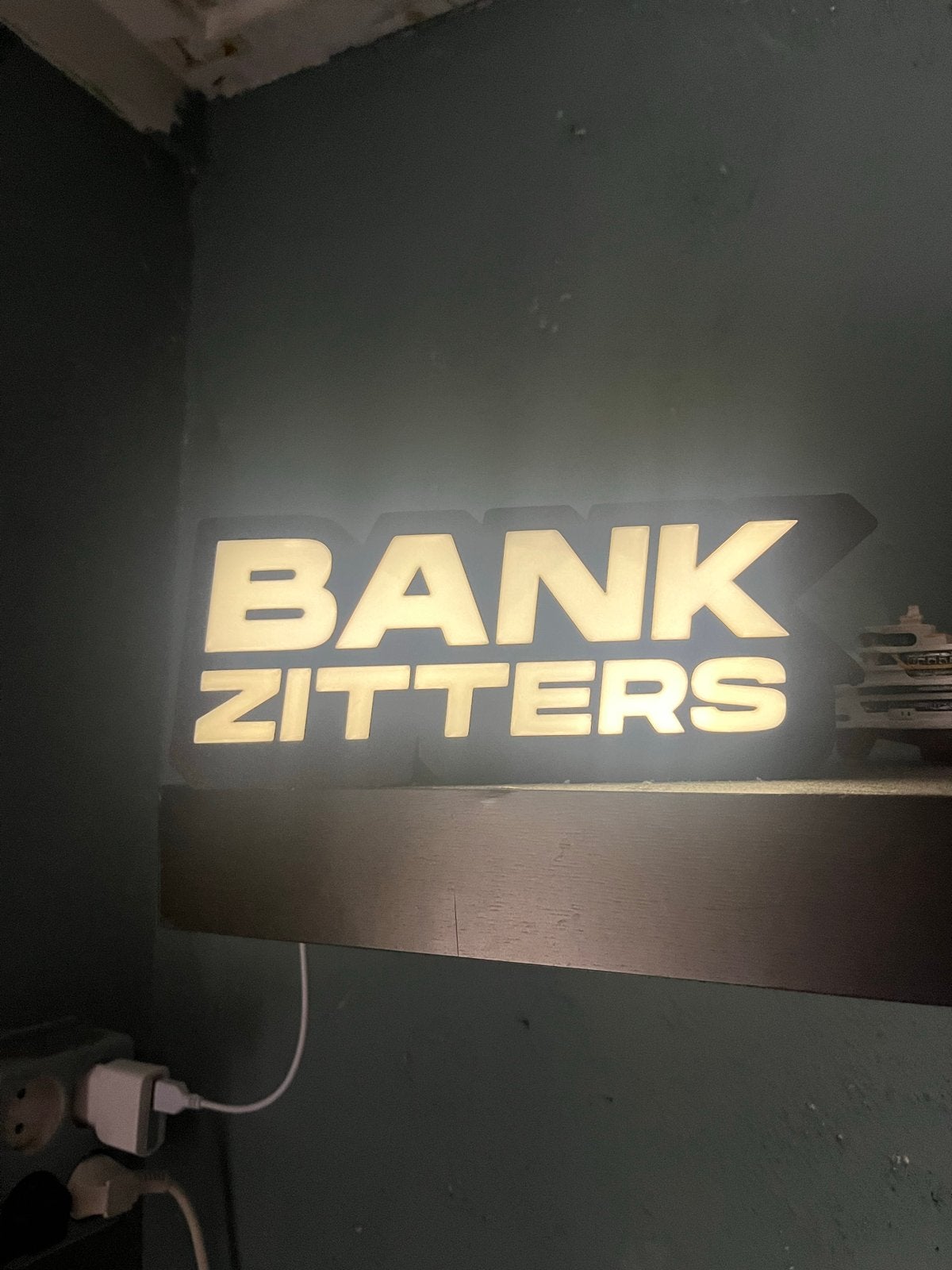 Bankzitters lampje, Gebruikt, Kunststof, Ophalen of Verzenden, Modern