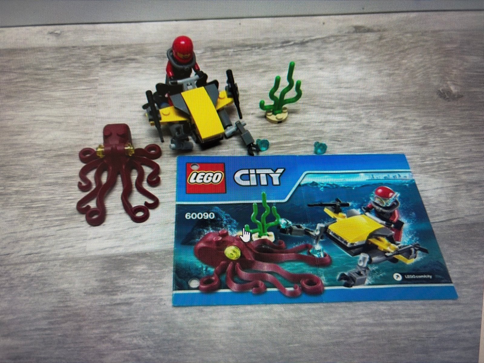Lego City 60090 Onderwater Scooter, Lego, Ophalen of Verzenden, Compleet, Complete set
