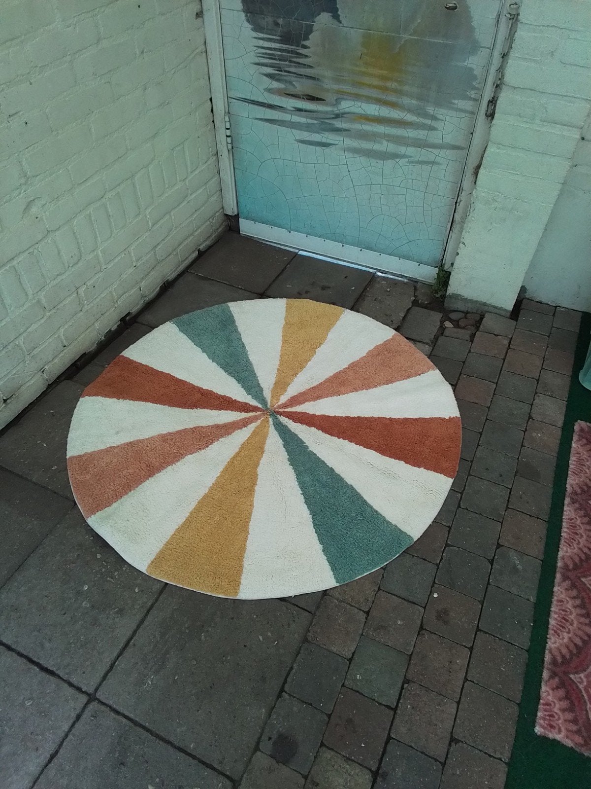 Schitterend Kleurrijk Rond Kleed 100cm, Ophalen of Verzenden, Nieuw